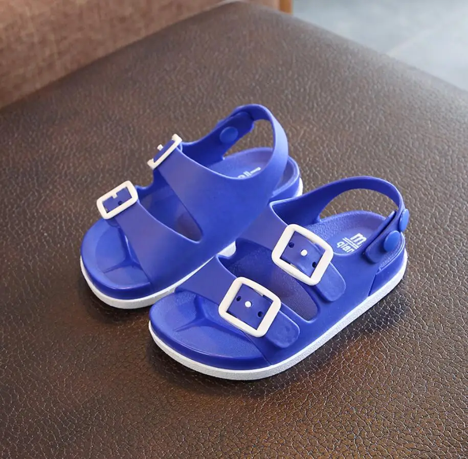 Летняя обувь для мальчиков детские сандалии в английском стиле для детей от 1 до 14 лет детские Нескользящие пляжные детские сандалии кроссовки