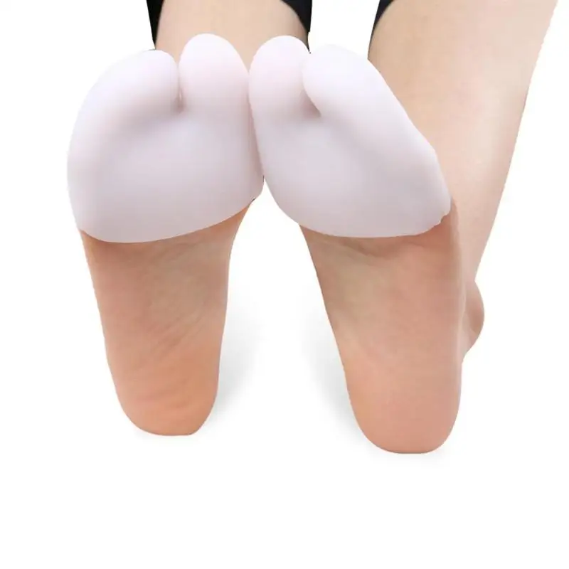 1 пара профессиональная защита для кончиков пальцев Bunion корректор Уход за ногами утолщаются СЭБС Forefoot подушка для ног