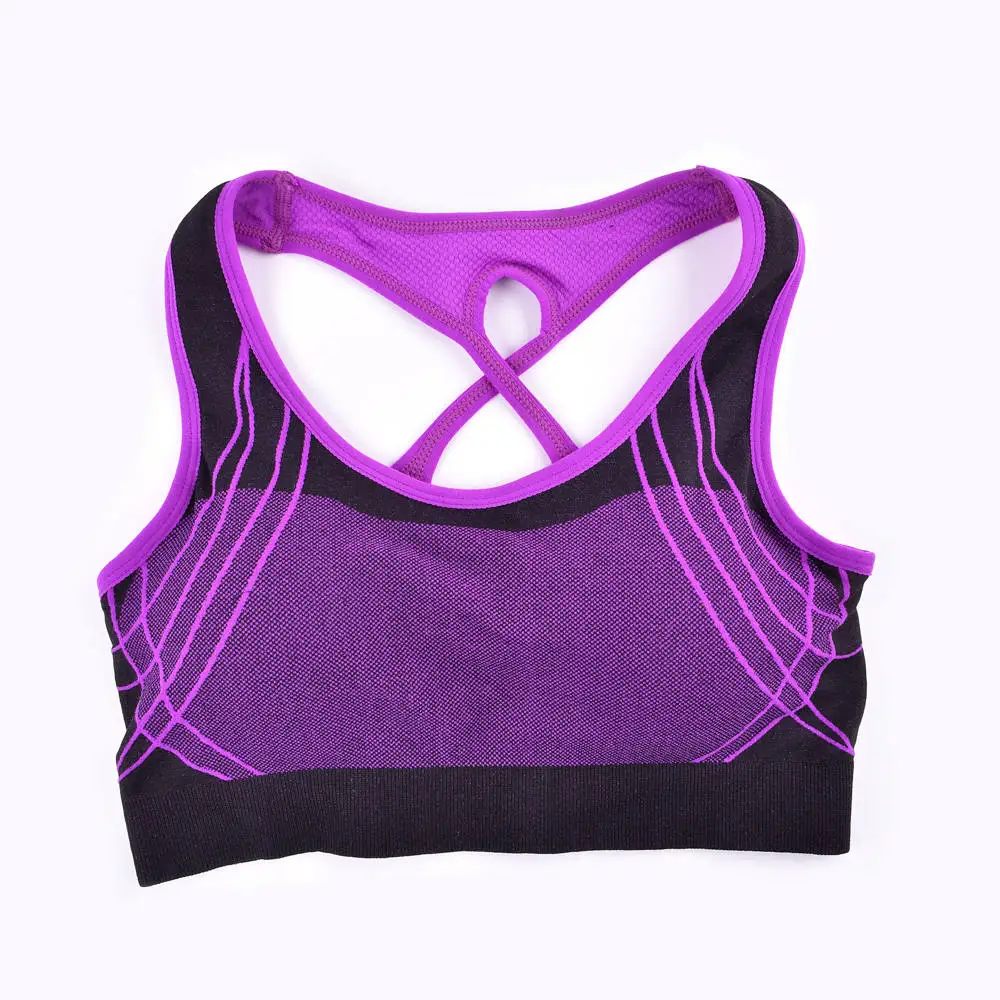 THUNSHION Luxury Ladies Running Sports Bra Quick Dry Sports Camping