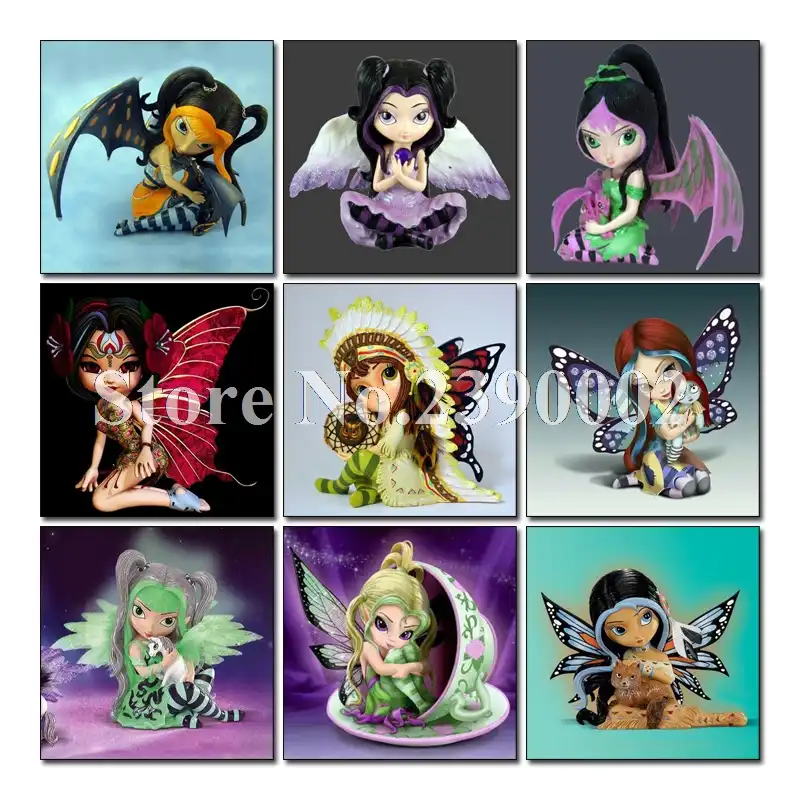 Full Diamond Painting DIY 5D Cartoon Girl Cross Stitch Diamond Embroidery Pattern Rhinestone Diamond Mosaic Decoration
