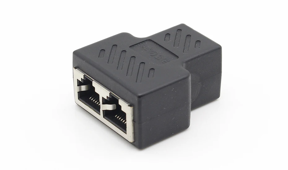 1 шт. 1-2 способа RJ45 LAN Ethernet сетевой кабель женский сетевой адаптер разъём разветвитель