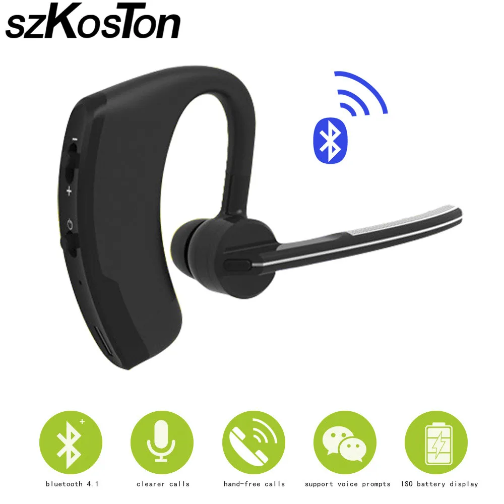 2017 Wireless Bluetooth Headphones Mini Earhook Earphone Stereo Sport Headset In Ear Earphone With Micphone For