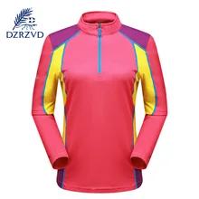 DZRZVD Демисезонный Для женщин, футболка с длинными рукавами Спорт на открытом воздухе кемпинг Пеший Туризм быстросохнущие дышащие футболки