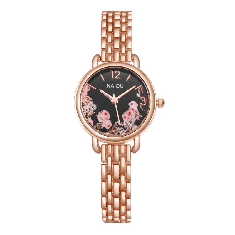 Женские наручные часы модные женские наручные часы роскошные женские часы из розового золота женские цветочные часы женские часы браслет женские часы
