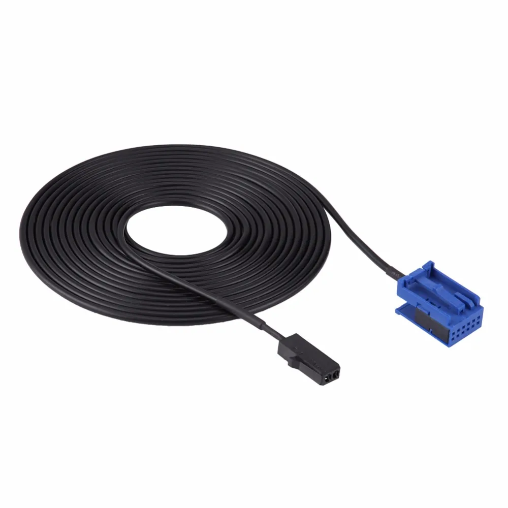 Комплект проводов для микрофона с Bluetooth VW Peugeot 307 308 Citroen C4 C3 C5 RD45 кабели CD плеера