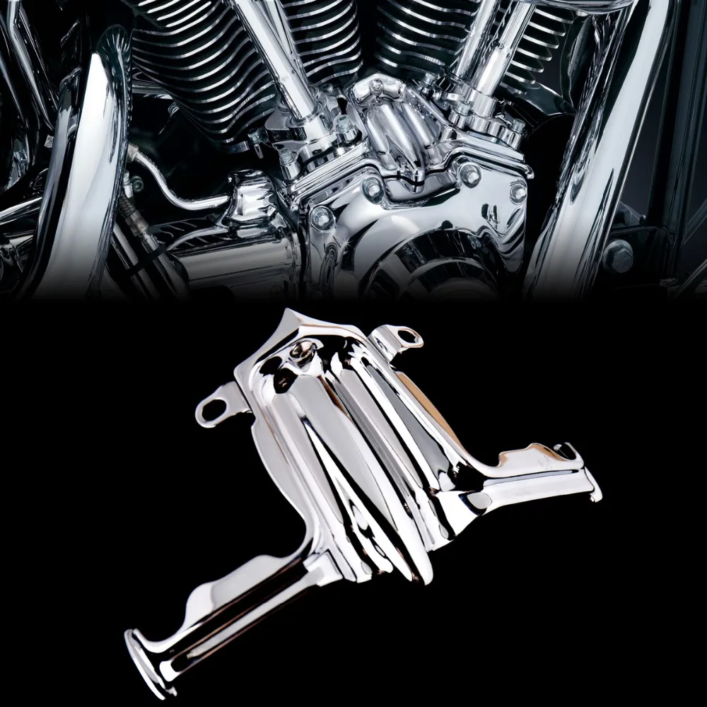 Chrome Tappet / Lifter Block Accent Cover For Harley Twin Cam Street