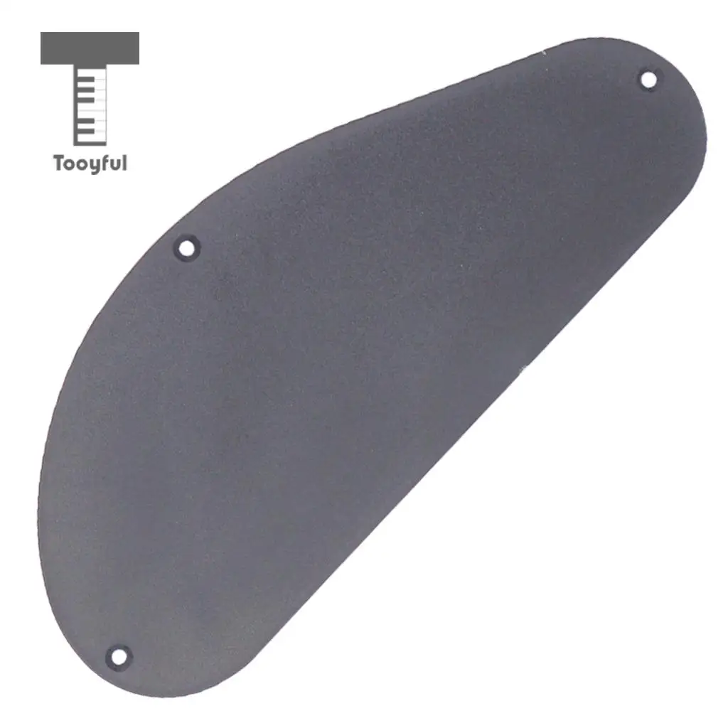 Tooyful Sand Grinding Guitar Pickguard Cavity Cover Back Plate for Guitar Bass Accessory Black