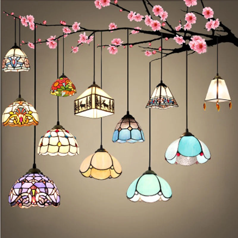 Stained Glass Pendant Lamp