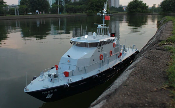 remote control police boat