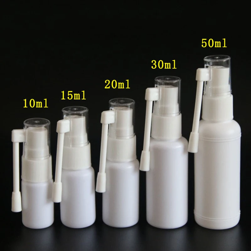 

1pcs10/15/20/30/50ML Empty Plastic Nasal Bottle Small Rotation Mist Spray Bottles Nose Pharmaceutical Medicine Atomizer