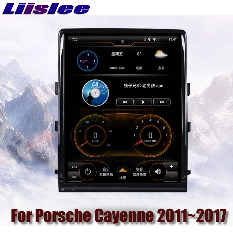 Sale For Porsche Cayenne S V6 92A 2011~2017 MACAN NAVI 2G RAM LiisLee Car Multimedia GPS WIFI Audio CarPlay Radio Navigation MAP 4