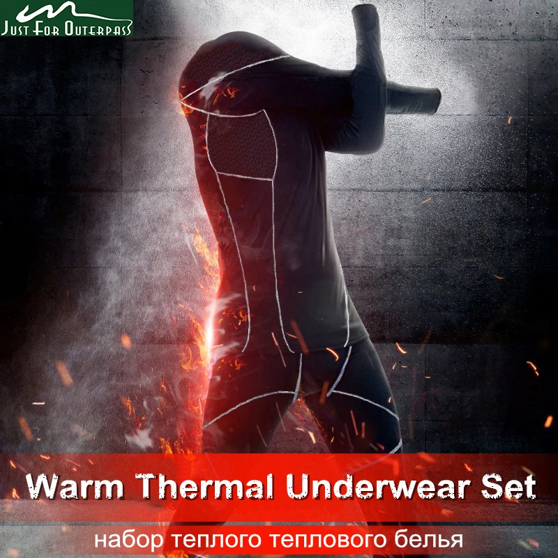 

2019 New Spring Winter Thermal Underwear For Men Quick Dry Elastic Compression Warm Long Johns Male Casual Thermo Underwear Set