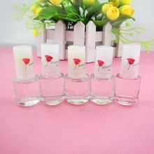 1 шт. DIY Nail Art украшения здоровья прозрачный верхний слой прозрачный 5 мл повышения блеск лака для ногтей Nail Art Советы Польский