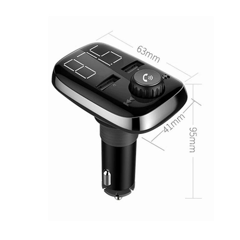 

2018 Vehicle MP3 Player Bluetooth Receiver Hands-free Telephone Car Music Cigarette Lighter Vehicle Charger Player Display