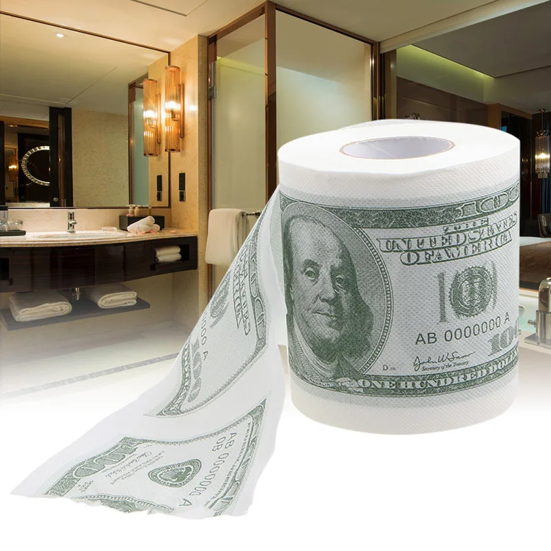 toilet paper roll bulk $100 Dollar Humour Toilet Paper Bill Toilet Paper  Roll Novelty Gag Gift Funny Gag Gift hot - AliExpress