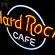 Индивидуальный заказ жесткий рок кафе стекло неоновый светильник знак boro пивной бар