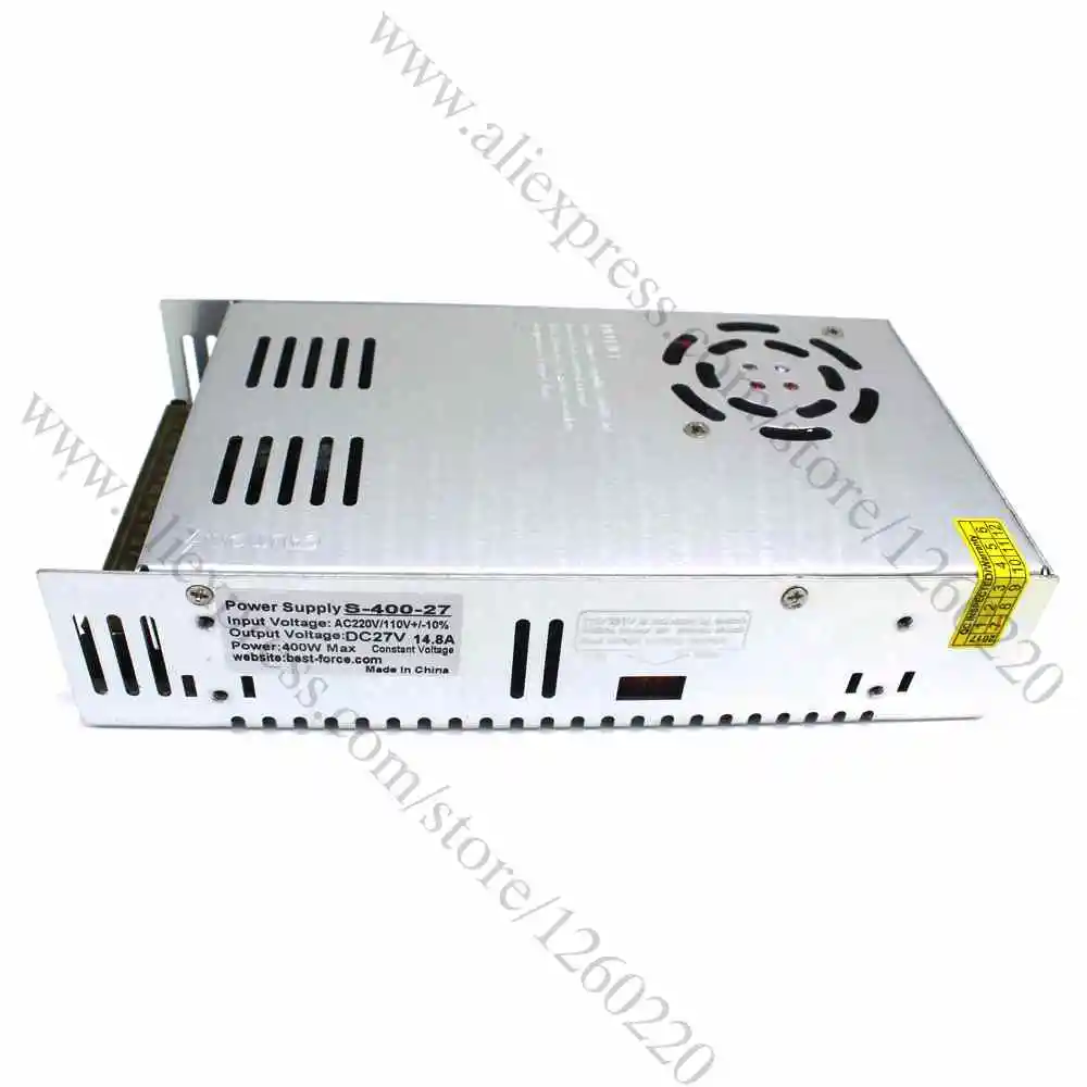 DC блок питания DC27V 400 w 14.8A драйвер светодиодного освещения Трансформатор 110 V 220 V Unit 27 V блок ac dc преобразователь для шагового ЧПУ CCTV