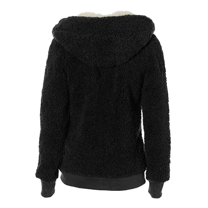 2018 Winter Sherpa Fleece Sweater Fluffy Thick Hooded Warm Zipper Cardigan Women Winter Coat Sherpa Tops Cardigan Sweaters 2018 Winter Sherpa Fleece Sweater Fluffy Thick Hooded Warm Zipper Cardigan Women Winter Coat Sherpa Tops Cardigan Sweaters