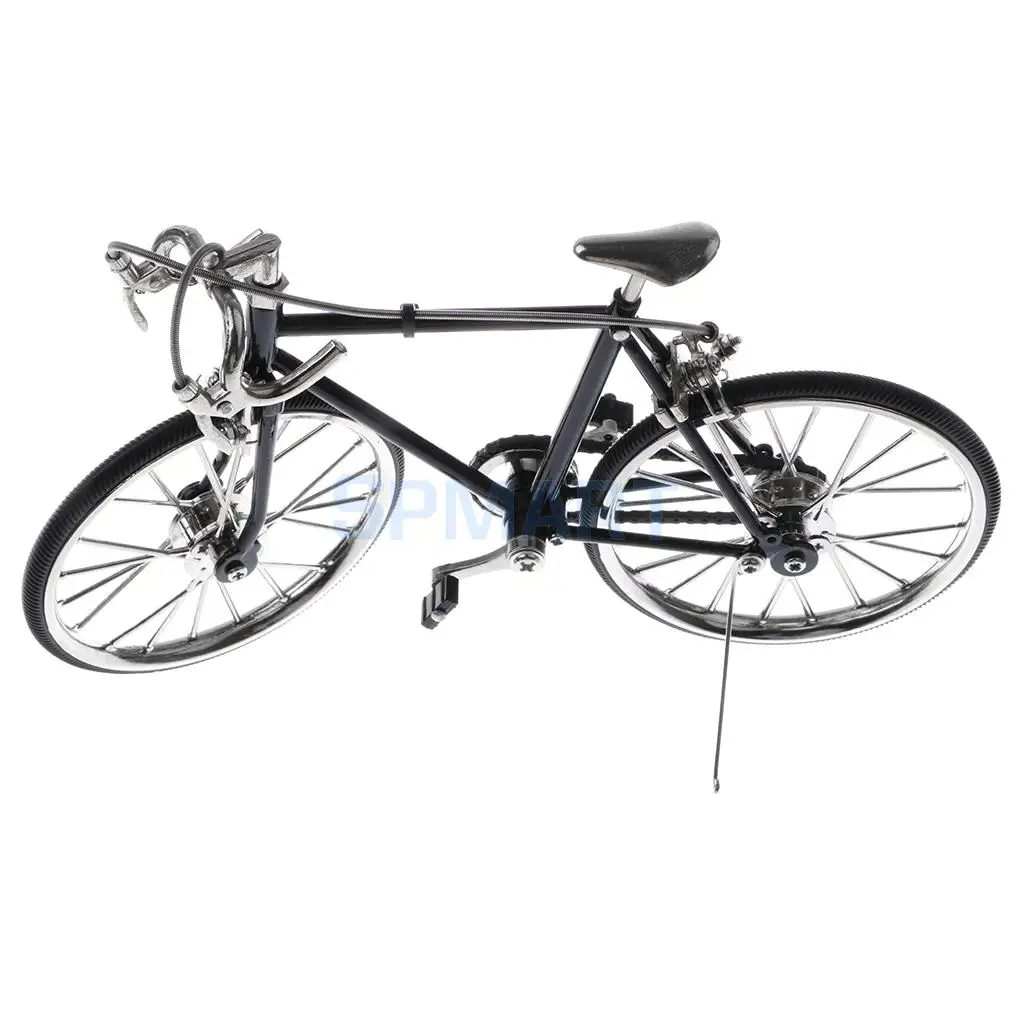 1:10 масштаб сплав литья под давлением гоночный велосипед Модель Реплика велосипед Велоспорт игрушка стол ремесло коллекция черный