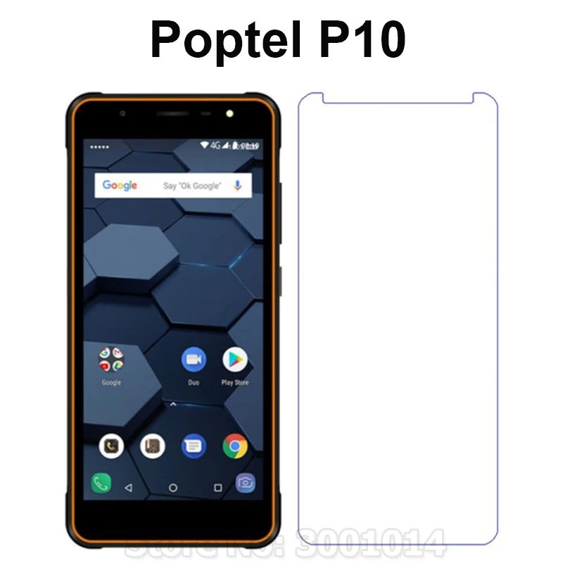 

9H Tempered Glass for Poptel P10 IP68 Case Cover Film Explosion-proof Smartphone Screen Protector For Poptel P10 4G Glass Cover