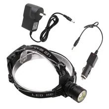 4 режима T6+ COB светодиодный налобный фонарь, налобный фонарь с регулируемым зумом, Водонепроницаемая передняя фара фонарь для кемпинга, охоты, рыбалки, 2*18650 Батарея