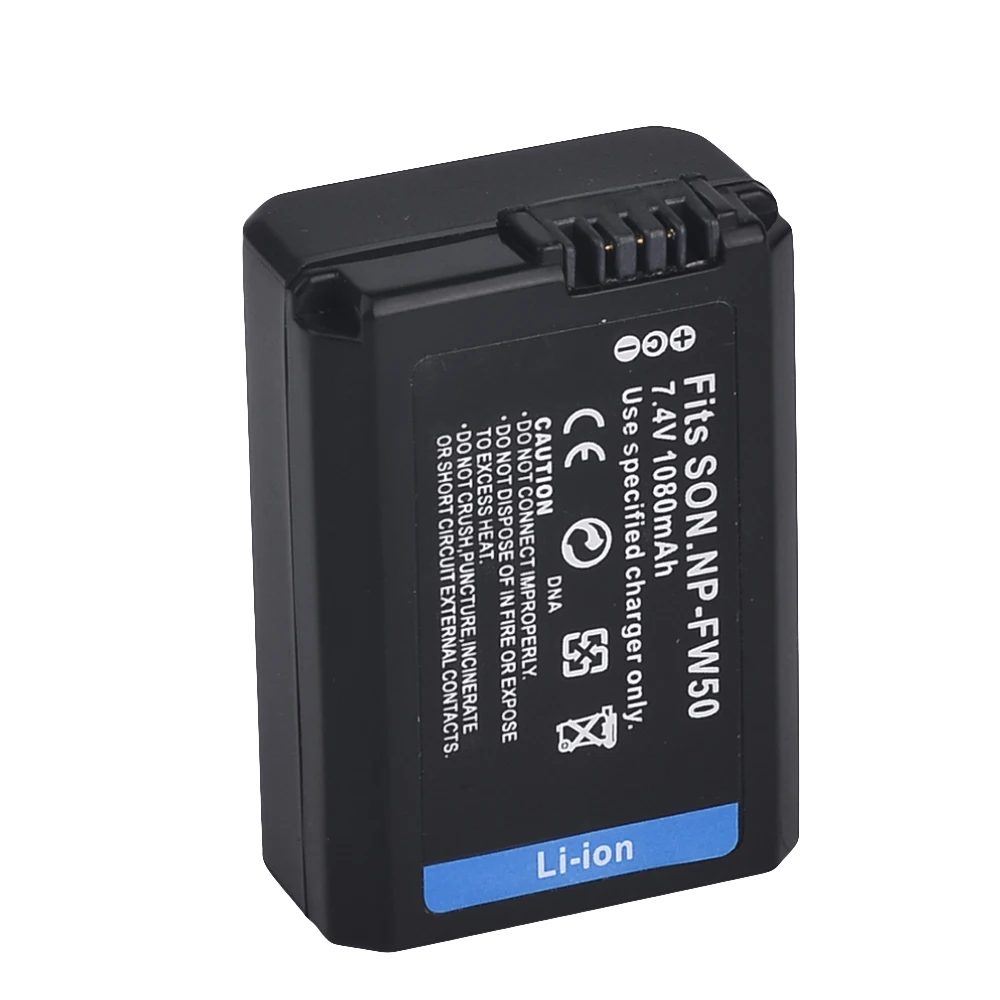 1080mah NP FW50 NP FW50 Battery AKKU For Sony NEX 7 NEX 5N NEX 5R NEX