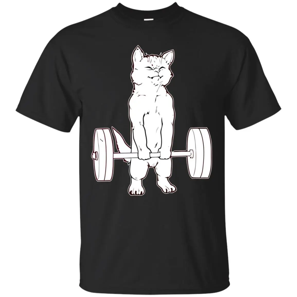 Черная темно-синяя футболка-кошка Deadlift Powerlifting футболка для мужчин лучший подарок