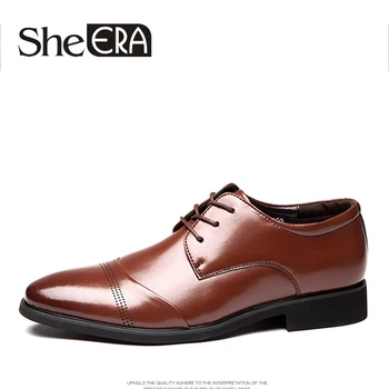 

Autumn New Men Casual Shoes Pointed Toe Men's Leather Shoes Business Dress Wedding Party Shoes for Men Wholesale