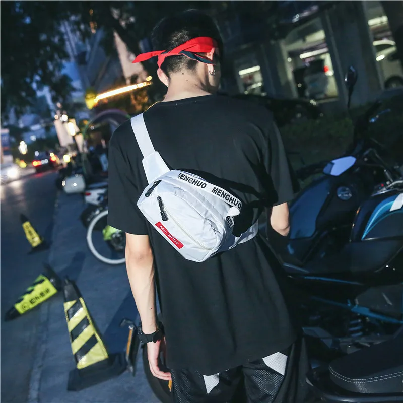 Menghuo Brand New Leisure Fanny Waist Pack Women Shoulder Belly Men Belt Handbags Female Crossbody Handbag Fanny Pack Waist bagIMG_5841