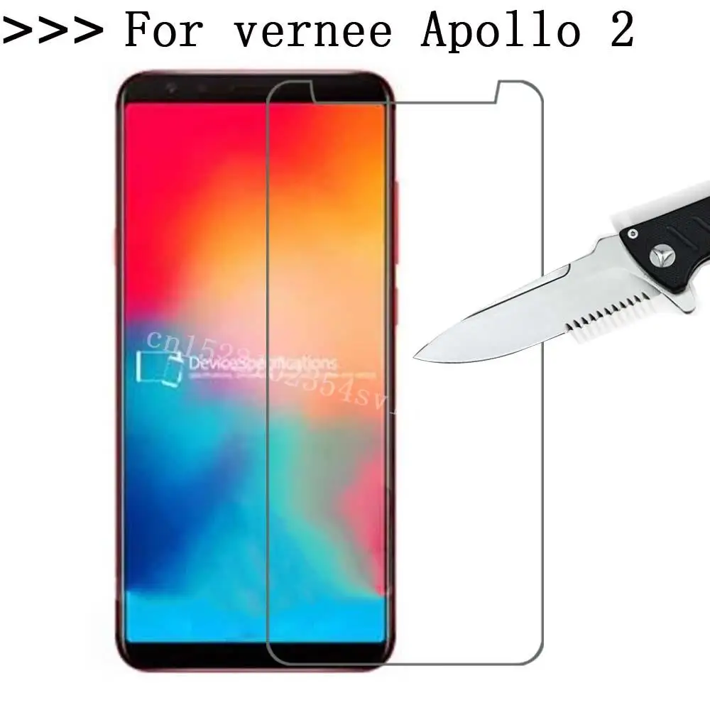 

Smartphone Tempered Glass for Vernee Apollo 2 9H Explosion-proof Protective Film Screen Protector cover phone 55
