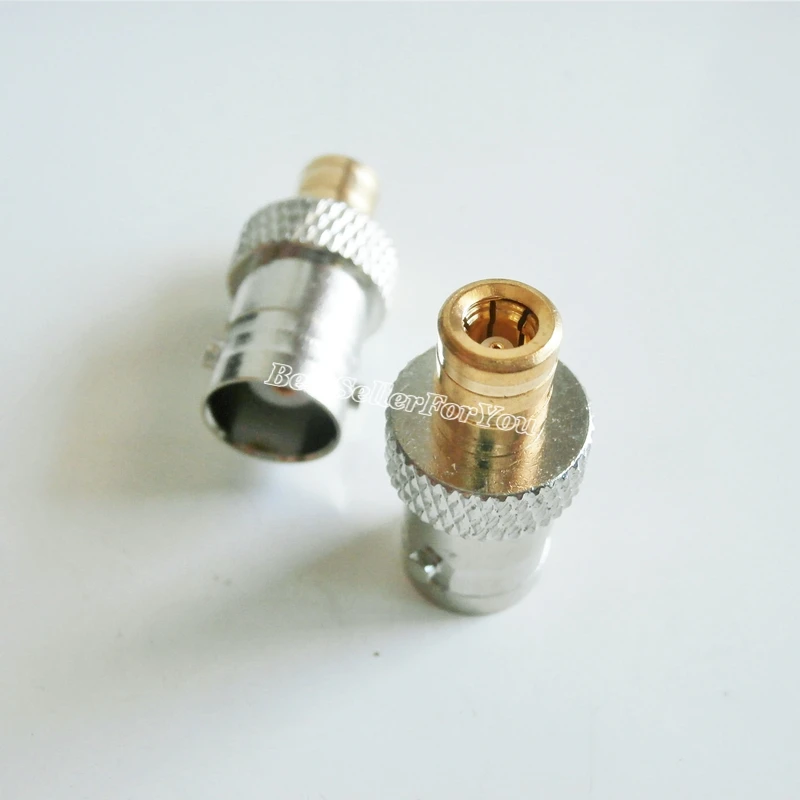 10 шт. SMB-BNC адаптер SMB штекер BNC Джек Женский прямой RF коаксиальный разъем с адаптером