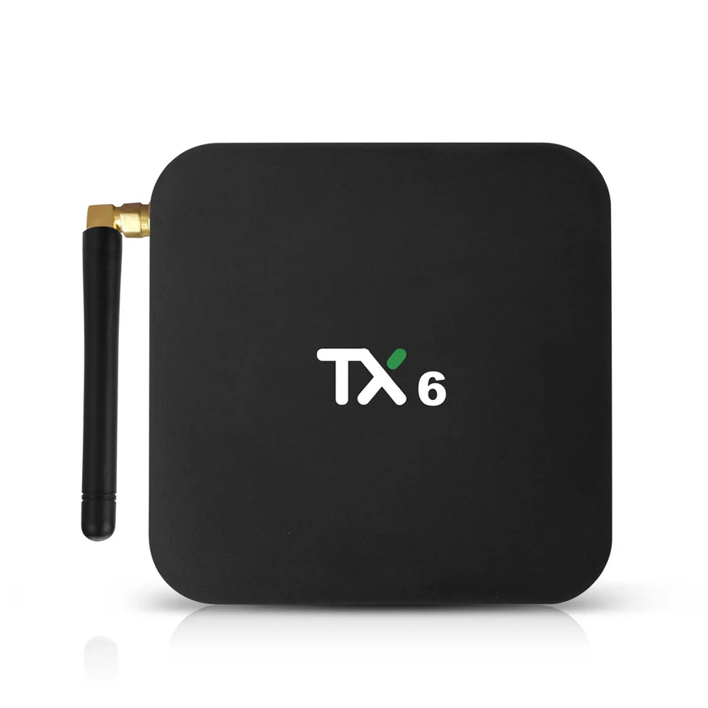 TX6 Смарт ТВ коробка Android 9,0 4 Гб 64 ГБ, Wi-Fi, Декодер каналов кабельного телевидения Media Player Full амбиции Allwinner H6 сети Декодер каналов кабельного телевидения