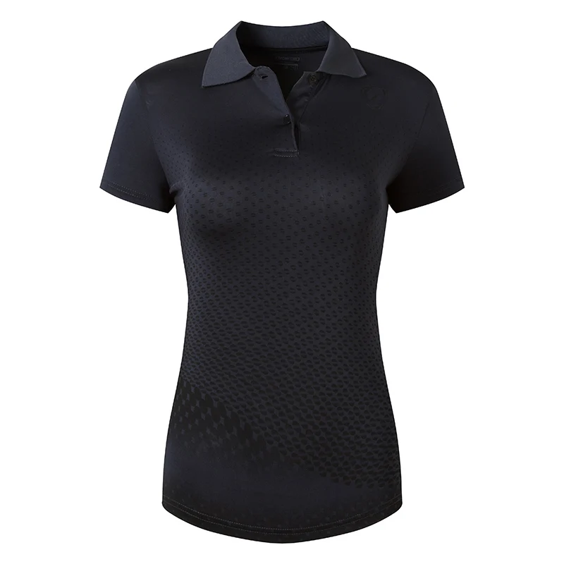 

jeansian Women's Casual Designer Short Sleeve T-Shirt Tee Shirts Tshirt Golf Tennis Badminton SWT251 Black