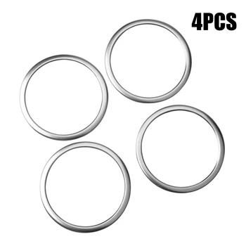 

Kit For BMW X1 F48 16-18 Replacement Ring Silver Chrome Refit Car Interior