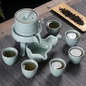 

Luxury Tea Cup Chinese Traditional Tea Set With Gift Box Home Office Elegant Drinkware Ceramic Teapot China Kung Fu Tea Cup