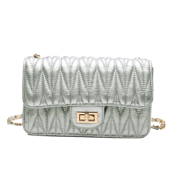 

Fashion Square Chains bag bolso mujer luxury handbags women bags designer Shoulder crossbody bags for women sac main femme