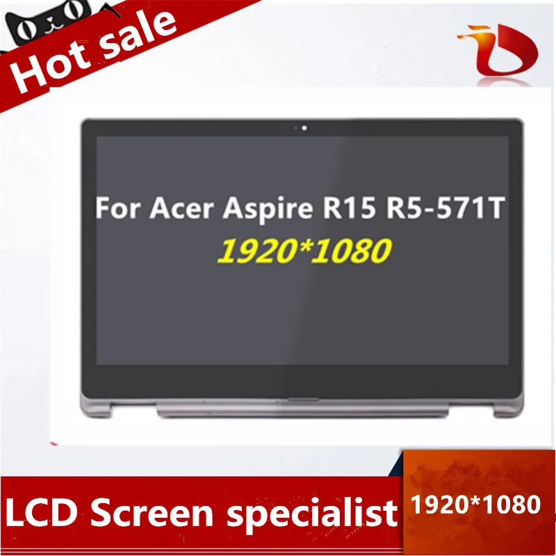 15 6 LCD TouchScreen Digitizer Assembly with Bezel For font b Acer b font Aspire R15