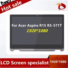15.6” LCD TouchScreen Digitizer Assembly with Bezel For Acer Aspire R15 R5-571T-59DC 571T-78EN 571TG-78G8 571TG-71N9