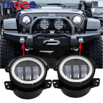 

4" Inch 30W Led Fog Lights for Jeep Wrangler 1997-2017 JK TJ LJ Off Road Fog Lamps