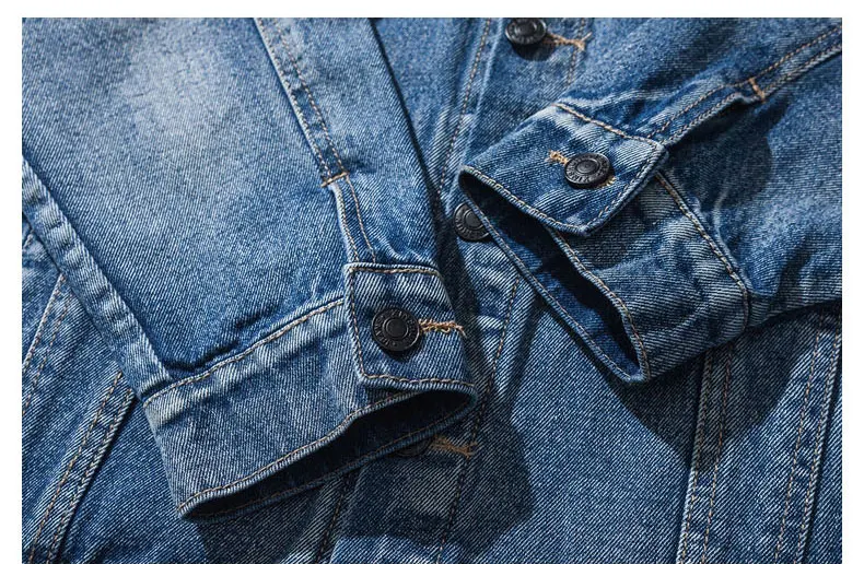 Новая хлопковая верхняя одежда джинсковая куртка Для мужчин Slim Fit Повседневное с Сращивание с капюшоном Пальто для будущих мам Для мужчин модные
