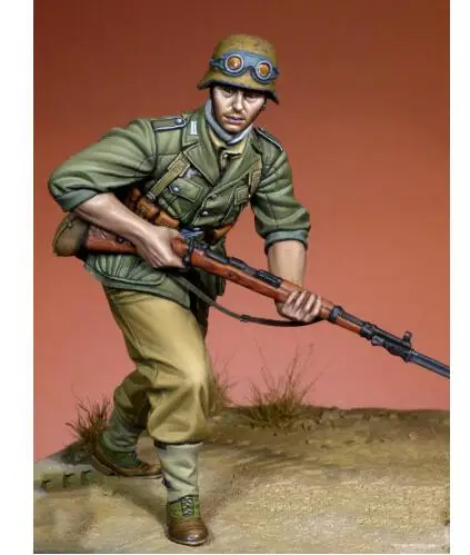 Новинка несобранный набор из смолы 1/24 75 мм древний человек 1942 (без основания)
