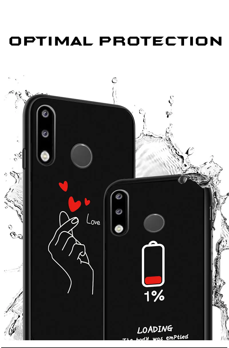 YOUVEI чехол для Coque huawei P30 P30 Pro Чехол черный мягкий TPU задняя крышка для huawei P30 Lite чехол для huawei P30 чехол для телефона