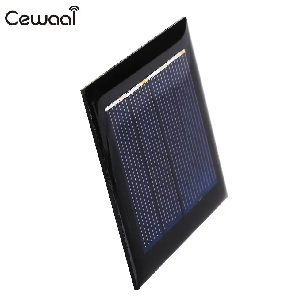 

Cewaal Cell Silicon Toy 2V 0.24W Solar Cell Panel Mini 2V 0.24W 100MA Solar Panel DIY Sunpower 2V 0.24W Solar Panel Charger