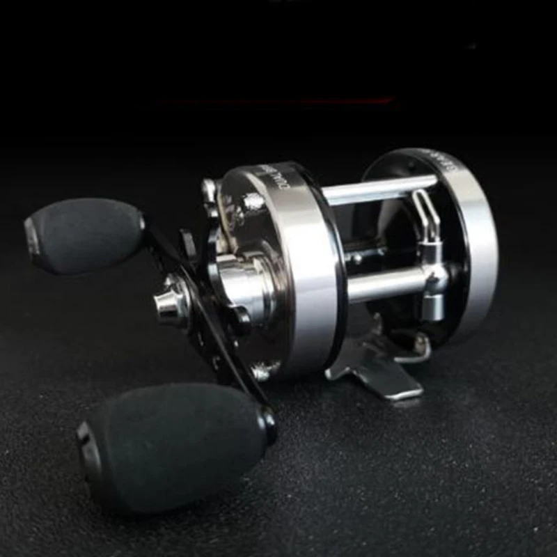 

Full Metal Drum Fishing Reel 6kg Drag Trolling Reel 6+1BB Bait-casting Super Power Casting Double Carbon Brake System