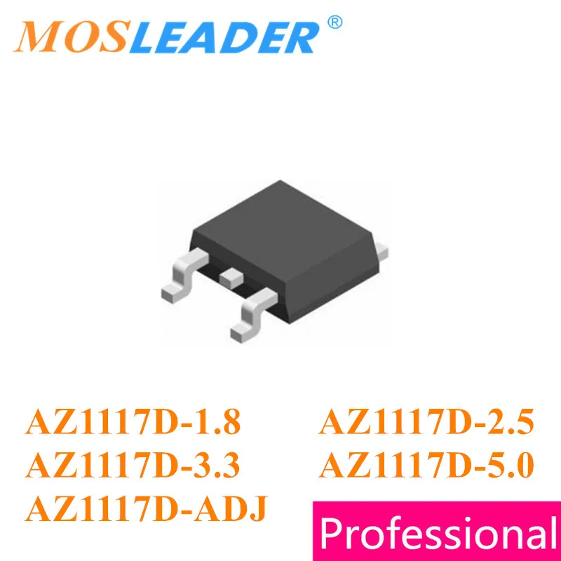 Mosleader 100 шт. TO252 AZ1117D-1.8 AZ1117D-2.5 AZ1117D-3.3 AZ1117D-5.0 AZ1117D-ADJ AZ1117D-1.8E1 AZ1117D-2.5E1 AZ1117D-3.3E1 |