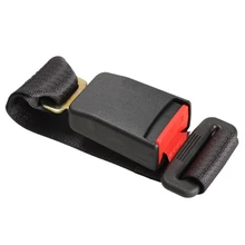 Asiento de Vehículo Car Cinturón suplemento de La Extensión de la Correa de Accesorios Interiores Del Coche Del Coche Universal Del Cinturón de Seguridad Hebilla Negro Nuevo E # un