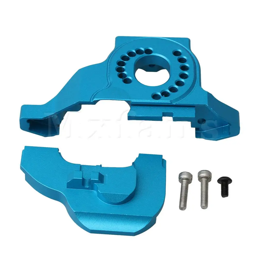 Mxfans RC1:10 Aluminum Alloy Upgrade Parts 8.4cm Length Motor Mount Heat Sink Set TRX4038 for