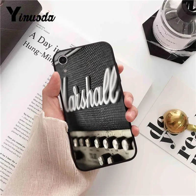 Yinuoda гитара amp marshall шаблон ТПУ мягкий чехол для телефона iPhone 8 7 6 6 S Plus X XS MAX 5 5S SE XR 10 Чехлы Fundas Capa - Цвет: A11