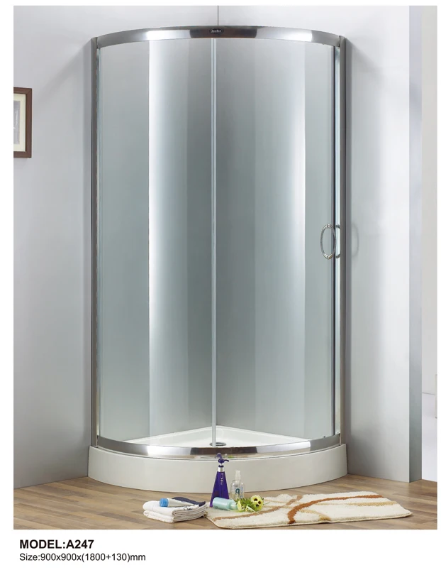 

cheap price square shaped 8mm bath room shower cubicles glass