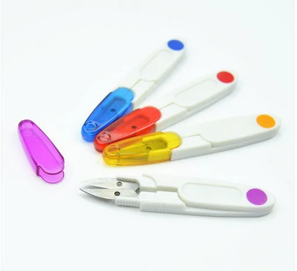 

3 Piece/lot new Colorful Tiny scissors for fabric sewing scissors Multifunction DIY tools with cover